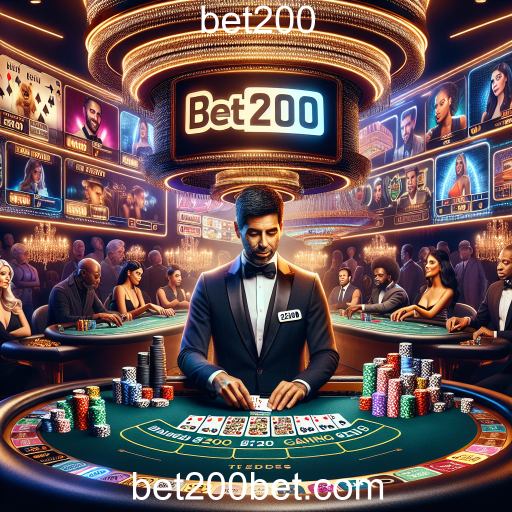 Experimente a Emoção do Poker Ao Vivo na Bet200
